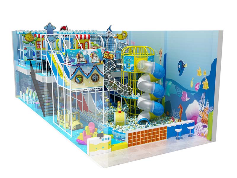 Ocean Theme Indoor Soft Play Structure Playground