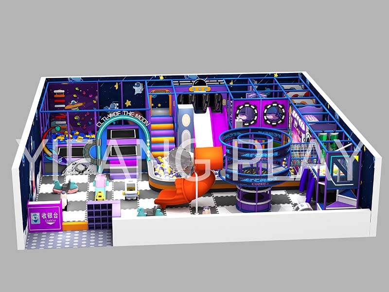 Space Theme Play Room Equipment Kids Indoor Playground Commercial