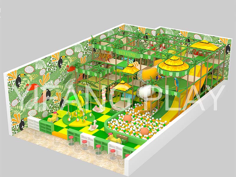 Small Jungle Theme China Indoor Playground Playcentre Equipment