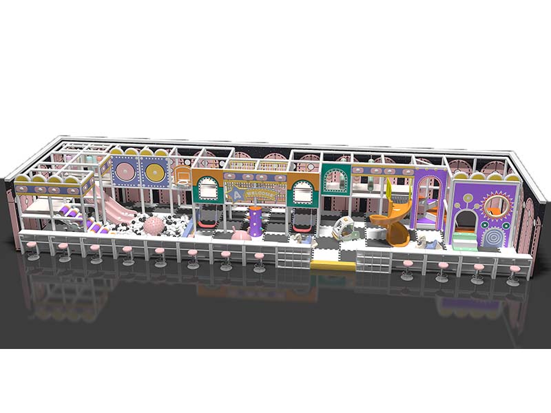 Modular Large Indoor Playground Equipment Play Structure
