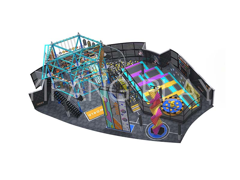 Yifang Design Adventure Indoor Trampoline Park Equipment Playground