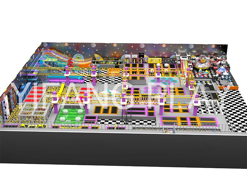 Customized Commercial Indoor Trampoline Playground